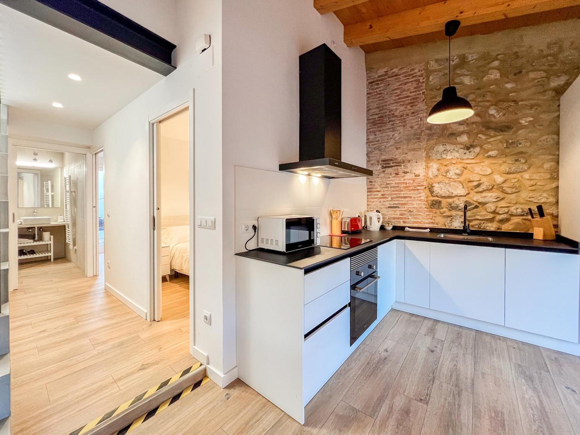 Ganganell Atic Apartamento Con Terraza En Besalú Extérieur photo
